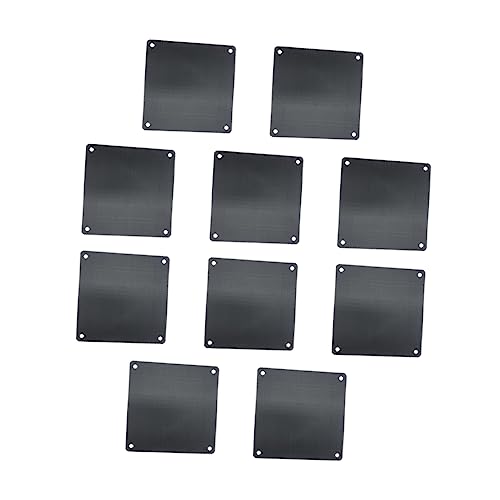 Uonlytech 10 STK Lüfter-staubfilter Computer-Fan Lüfternetz Lüftergitter PVC Black Uonlytech 10 STK Lüfter-staubfilter Computer-Fan Lüfternetz Lüftergitter PVC Black von Uonlytech