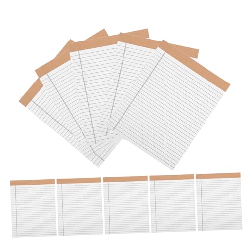 Uonlytech 10 Stück Notizblock aus juristischem Papier legaler Block klein für Jurastudium unerlässlich regiert Liste Notizbuch Yellowpads gelbe Aktenordner Briefpapier Weiß Uonlytech 10 Stück Notizblock aus juristischem Papier legaler Block klein für Jurastudium unerlässlich regiert Liste Notizbuch Yellowpads gelbe Aktenordner Briefpapier Weiß von Uonlytech