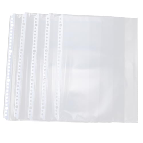 Uonlytech 100 Stück Innentasche für Ordner Taschenorganisator 4 Taschenbindemeldärmel Ordner Zubehör klarer Seitenschutz Buchseite schnellhefter transparente Innentasche Ordnerhüllen Plastik Uonlytech 100 Stück Innentasche für Ordner Taschenorganisator 4 Taschenbindemeldärmel Ordner Zubehör klarer Seitenschutz Buchseite schnellhefter transparente Innentasche Ordnerhüllen Plastik von Uonlytech