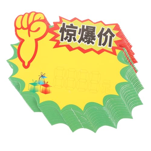 Uonlytech 100 Stück Schild Papierschilder Einzelhandelsmarken Schilder Für Geschäfte Tag-aufkleber Etiketten Zeichen Leer Papieretiketten Praktische Etiketten Uonlytech 100 Stück Schild Papierschilder Einzelhandelsmarken Schilder Für Geschäfte Tag-aufkleber Etiketten Zeichen Leer Papieretiketten Praktische Etiketten von Uonlytech