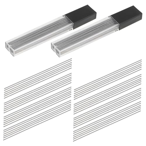 Uonlytech 1000 Stück Automatischer Bleistift Binder Federmäppchen Graphitmasse Nachfüllungen Führen Federmäppchen Für Ordner Zenerdioden-kit Harz Black von Uonlytech