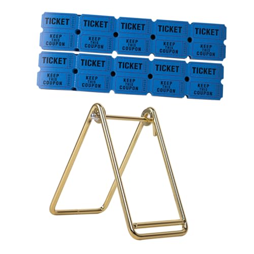 Uonlytech 1000-Teiliges Rollenset Lotterielose-Set Radspinner orangefarbene Tickets Karneval Requisiten Gutscheinparty Strafzettel wegen Parkverstößen Gruseliger Karneval Zirkus Papier Blue von Uonlytech