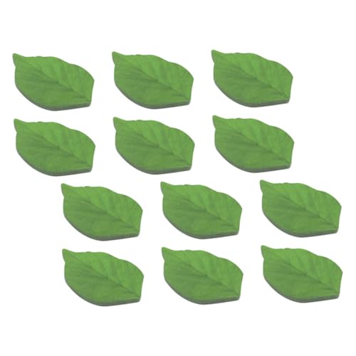 Uonlytech 12 Packungen Baum hinterlässt Haftnotizen Papierblätter wiederverwendbar klein Nachrichtenerinnerung Blatt Notizzettel Grüne Haftnotizen hinterlässt Aufkleber Pinnwandblätter Green von Uonlytech
