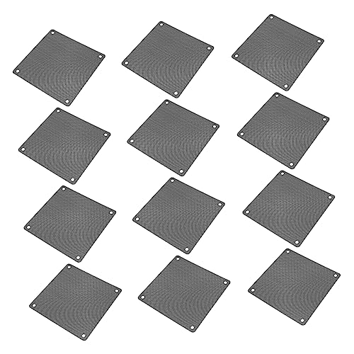 Uonlytech 12 Stücke Sieb Pc Lüfter Mesh 12cm Schwarz Computer Gehäuse Lüfter Mesh Bildschirm Uonlytech 12 Stücke Sieb Pc Lüfter Mesh 12cm Schwarz Computer Gehäuse Lüfter Mesh Bildschirm von Uonlytech