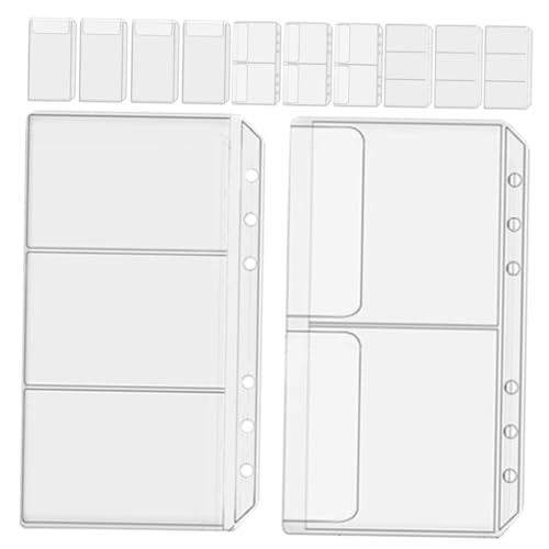 Uonlytech 12 Stück A6PVC -Aufbewahrungstasche Taschen Veranstalter groß Klarer Tasche Verpackung für Ordner-Kartentasche Beutel zum Organisieren Loseblatt-Notizblock-Kartentasche Transparent Uonlytech 12 Stück A6PVC -Aufbewahrungstasche Taschen Veranstalter groß Klarer Tasche Verpackung für Ordner-Kartentasche Beutel zum Organisieren Loseblatt-Notizblock-Kartentasche Transparent von Uonlytech