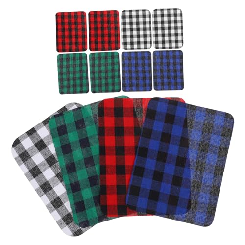 Uonlytech 12 Stück Karierter Aufnäher Plaid -taschen Tischsets Waschbar Flicken Für Kleidung Geschirrtücher Vinyl-tischsets Abwischbar Mauspad Schwarz Und Weiß Pvc -taschen Flecken Stoff Uonlytech 12 Stück Karierter Aufnäher Plaid -taschen Tischsets Waschbar Flicken Für Kleidung Geschirrtücher Vinyl-tischsets Abwischbar Mauspad Schwarz Und Weiß Pvc -taschen Flecken Stoff von Uonlytech