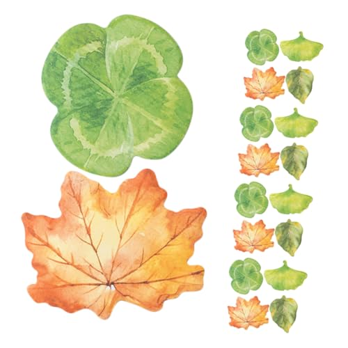 Uonlytech 120 Blatt Blatt Haftnotiz Notizblock Pinnwandblätter Ästhetisch Heimbüro Herbst-tags Herbstblatt-tischsets Lehrerzubehör Gefälschte Blätter Post Blätter Tischset Herbstlaub Papier von Uonlytech