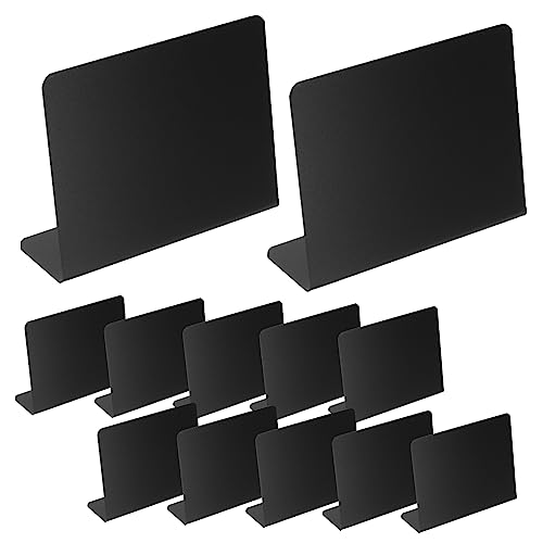 Uonlytech 12Stücke Teiliges Mini Tafelschilder Löschbare Tischschilder Für Lebensmittel Deko Events Leichtes Design Für Hochzeiten Buffets Partys Und Dekoration von Uonlytech