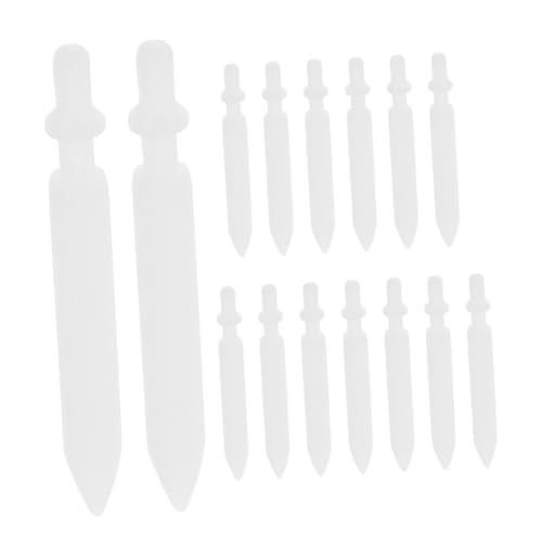 Uonlytech 15 Stück Farbstiftspitze ersatzspitzen Malutensilien Pastellmarker süße Markierungen Künstlerbedarf Pastellfarben-Marker Porzellanmalstifte bemerkenswerter Marker Nylon Weiß von Uonlytech
