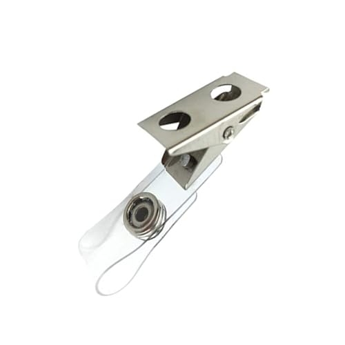 Uonlytech 150 Stück Abzeichen Rollen geldschrank Badge Clips Kartenhalter mit Clip Ausweishalter horizontal Stichworte Lanyards Inhaber Abzeichenrolle mit Gürtel Abzeichenrolle mit Clip von Uonlytech