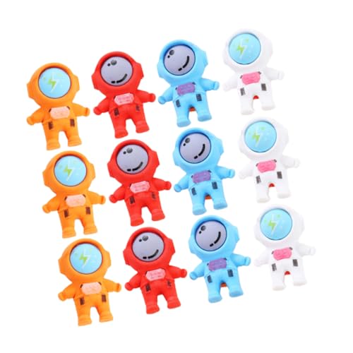 Uonlytech 18 Stück Raumfahrer Radiergummi Weltraum-Partygeschenke Mini-Radiergummis für Weltraum-Gastgeschenke Weltraum-Radiergummis für Mini-Radierer von Uonlytech