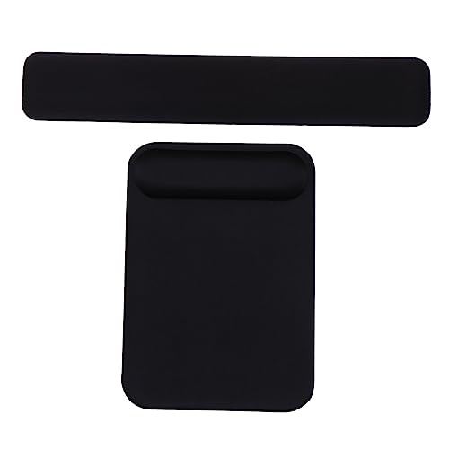 Uonlytech 1Satz Ergonomisches Mauspad Mit Handgelenkstütze Aus Memory Rutschfestes Design Für Tastatur Und Schwarz Für Büro Und Gaming von Uonlytech