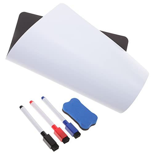 Uonlytech 1Satz Magnetisches Whiteboard Beschreibbare für Kühlschrank und Büro Wiederverwendbar mit Stift und Radiergummi Praktische Magnettafel für Notizen und To Do Listen von Uonlytech