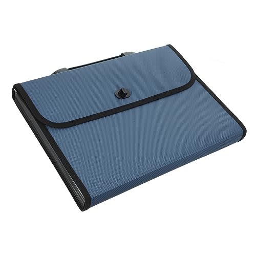 Uonlytech 1Satz Multi Pocket Ordner Mehrschichtige Aktenbox Mit Fächern Stilvoller Dokumentenordner Für Büro Und Schule Indexetiketten Für Einfache Organisation von Uonlytech