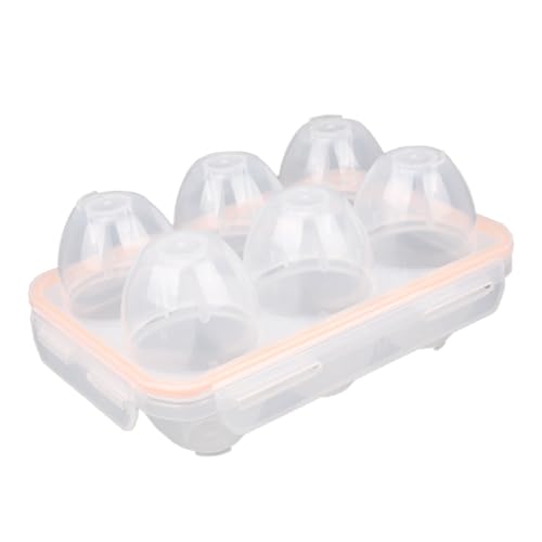 Uonlytech 1Stk Eierschutzbox eierbehälter egg holder Behälter mit Deckel Halter für Eierständer schützender Eierhalter Aufbewahrungsbehälter für Eier Camping Eierplatte Eierkarton Kieselgel von Uonlytech