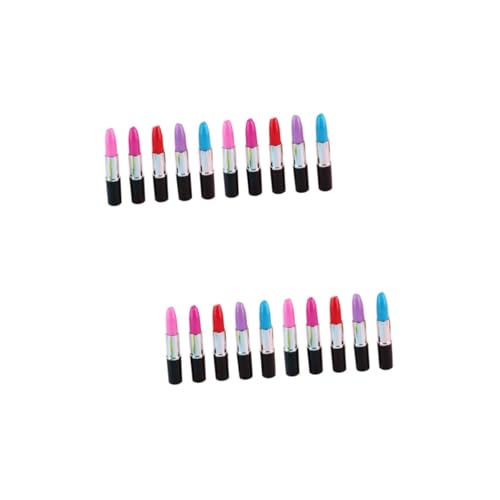 Uonlytech 2 Sätze Kugelschreiber Schreiben Kreativer Schilderstift Lippenstift Zeichenstift Schöner Schilderstift Zeichenstift Der Schule Studenten Stift Plastik 15 Stück * 2 von Uonlytech