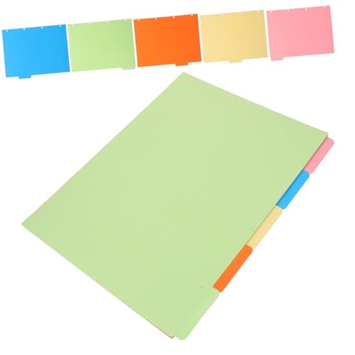 Uonlytech 2 Sätze Paginiertes Papierbuch Seitenteiler Registerkarten Bindelaschen Pastell Notizbilder Notizbuch Mit Trennwänden A4 Aktenteiler Buchseite A4 Ordner Papierstau Uonlytech 2 Sätze Paginiertes Papierbuch Seitenteiler Registerkarten Bindelaschen Pastell Notizbilder Notizbuch Mit Trennwänden A4 Aktenteiler Buchseite A4 Ordner Papierstau von Uonlytech