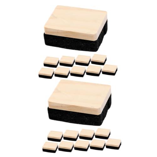 Uonlytech 2 Sätze Radiergummi Kreidestaubtuch Tafel Whiteboard-radierer Weiß Multipack Eraser Im Klassenzimmer Lehrer Whiteboard Eraser Trockenlöscher Für Whiteboards Gefühlt 10 Stück * 2 von Uonlytech
