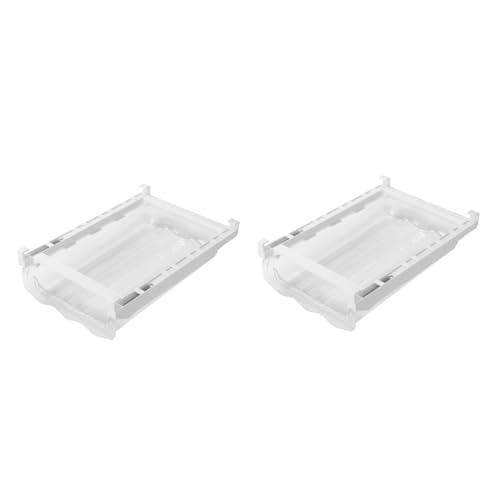 Uonlytech 2 Stk -Eier-Organizer Getränkekühlschrank Eierschale Joghurtbehälter aufbewahrungsbox für behälter für Produkt Eierkarton Container Weiß Uonlytech 2 Stk -Eier-Organizer Getränkekühlschrank Eierschale Joghurtbehälter aufbewahrungsbox für behälter für Produkt Eierkarton Container Weiß von Uonlytech