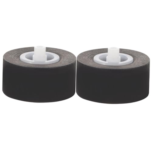 Uonlytech 2 Stück Andruckrolle für Kassettenbandmaschinen caakg anpressrolle Kassettenrekorder Zubehör hochstihl Kassettenmaschine reparieren Andruckrolle Klemmrolle Audioteile Plastik Black von Uonlytech