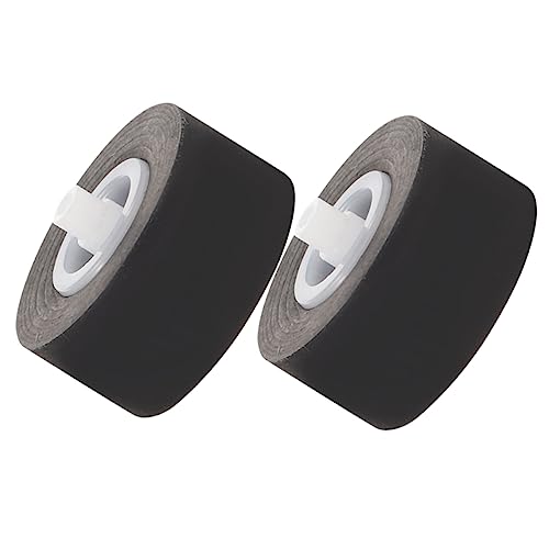 Uonlytech 2 Stück Andruckrolle für die Wartung anpressrolle Klemmrolle Kassettenrekorder Zubehör Langlebige Pinch Roller Magnetkopf Zubehör Audioteile Andruckrolle für Recorder Plastik Black von Uonlytech