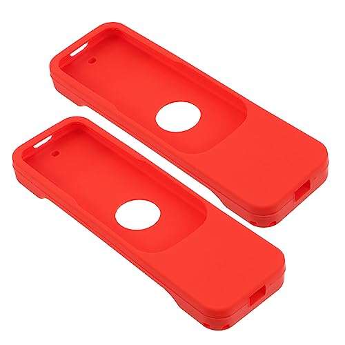 Uonlytech 2 Stück Fernbedienung gehäuse silikondeckel Set Sofa Fernbedienung Fernbedienungen Schutz hintere Abdeckung der Fernbedienung Remote-Abdeckung Fernbedienungsabdeckung Kieselgel rot Uonlytech 2 Stück Fernbedienung gehäuse silikondeckel Set Sofa Fernbedienung Fernbedienungen Schutz hintere Abdeckung der Fernbedienung Remote-Abdeckung Fernbedienungsabdeckung Kieselgel rot von Uonlytech