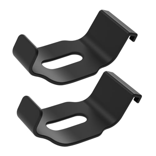 Uonlytech 2 Stück Lagerhalterung für Stand mit aufbewahrungsetagere aufbewahrungssystem Gaming zubehör Gaming-Zubehör Headset Kopfhörer Gamecontroller-Rack Gamecontroller-Halterung Abs Black von Uonlytech