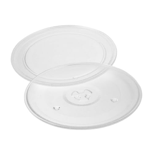 Uonlytech 2 Stück Mikrowellen-Plattenspieler mikrowellenzubehör Mikrowelle Zubehör Mikrowellendeckel Mikrowellenherde mikrowellengeschirr austauschbare Mikrowellen-Glasplatte Ofenplatte Uonlytech 2 Stück Mikrowellen-Plattenspieler mikrowellenzubehör Mikrowelle Zubehör Mikrowellendeckel Mikrowellenherde mikrowellengeschirr austauschbare Mikrowellen-Glasplatte Ofenplatte von Uonlytech