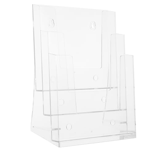 Uonlytech 2 Stück Wandständer Magazin-display Durchsichtiger Zeitschriftenhalter Dokumentenhalter Für Theke Prospektständer Papierständer Zeitschriftenregal Transparent Acryl Uonlytech 2 Stück Wandständer Magazin-display Durchsichtiger Zeitschriftenhalter Dokumentenhalter Für Theke Prospektständer Papierständer Zeitschriftenregal Transparent Acryl von Uonlytech