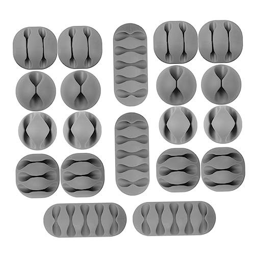 Uonlytech 20 Stück Kabelclip-organizer Schreibtisch-drahtclip 5 Stile Selbstklebende Befestigungen Für Kopfhörer Ladegeräte Kabel Uonlytech 20 Stück Kabelclip-organizer Schreibtisch-drahtclip 5 Stile Selbstklebende Befestigungen Für Kopfhörer Ladegeräte Kabel von Uonlytech