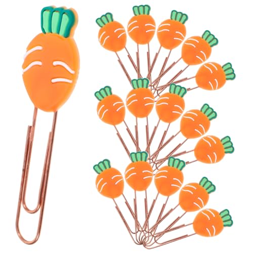 Uonlytech 20 Stück Karotten-lesezeichen Süße Büroklammern Thematisiert Geformt Papierclip Mini Mehrfarbig Lustig D Büroklammern Süß Karikatur Beschichtet Hallo Metall Orange Uonlytech 20 Stück Karotten-lesezeichen Süße Büroklammern Thematisiert Geformt Papierclip Mini Mehrfarbig Lustig D Büroklammern Süß Karikatur Beschichtet Hallo Metall Orange von Uonlytech
