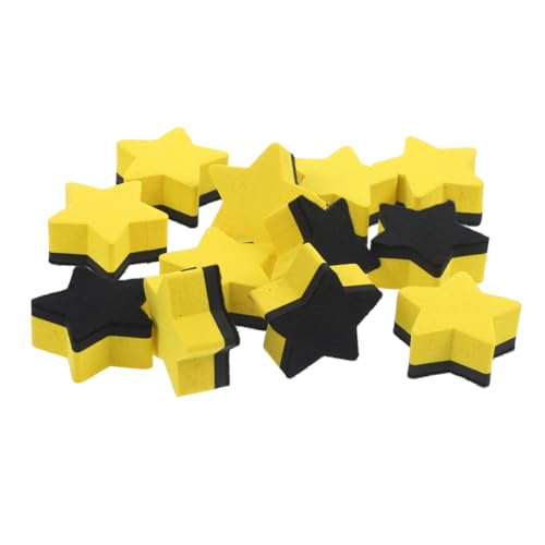 Uonlytech 20 Stück Pentagramm-radiergummi Tafelradierer Für Whiteboard-radierer Für Trockene Radiergummis Eva Radiergummis Blackboard Eraser Löschbares Whiteboard Gelb Filzstoff Uonlytech 20 Stück Pentagramm-radiergummi Tafelradierer Für Whiteboard-radierer Für Trockene Radiergummis Eva Radiergummis Blackboard Eraser Löschbares Whiteboard Gelb Filzstoff von Uonlytech
