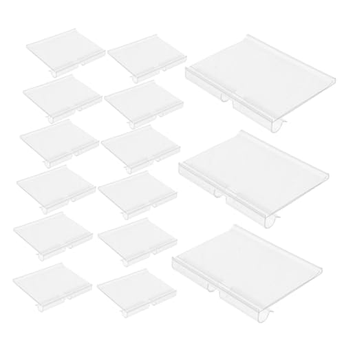 Uonlytech 20 Stück Preisschild Etikett Stand -Anzeigeschild klarer Ständer für die Anzeige Halterungen für Warenschilder Supermarktschild Zeichenhalter steht -Label -Halter PVC Uonlytech 20 Stück Preisschild Etikett Stand -Anzeigeschild klarer Ständer für die Anzeige Halterungen für Warenschilder Supermarktschild Zeichenhalter steht -Label -Halter PVC von Uonlytech