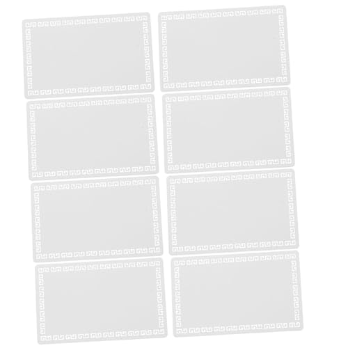Uonlytech 20 Stück Sublimationsrohlinge Aus Aluminium Karte Leer Geht Vorbei Stichworte Produkt Sublimationsmetallrohlinge Sublimationsrohlinge Masse Aluminiumlegierung Weiß von Uonlytech
