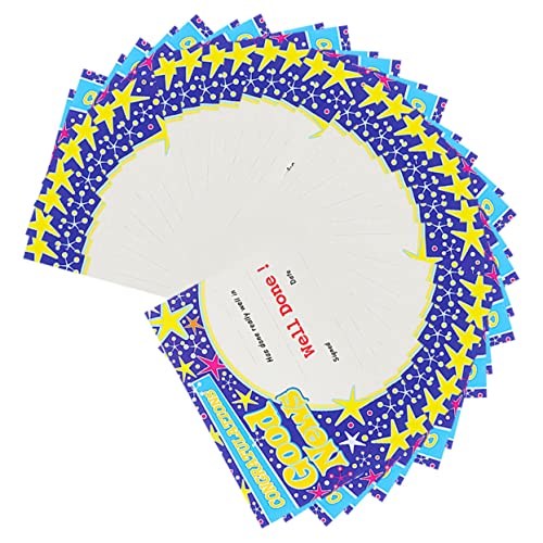 Uonlytech 200 Blatt Motivationsbelohnung Kleinkinder Verleihen Urkunden Schulzeugnisse Kindergarten Anerkennungsbescheinigung Zertifikat Schule Schüttgut Navy Papier von Uonlytech