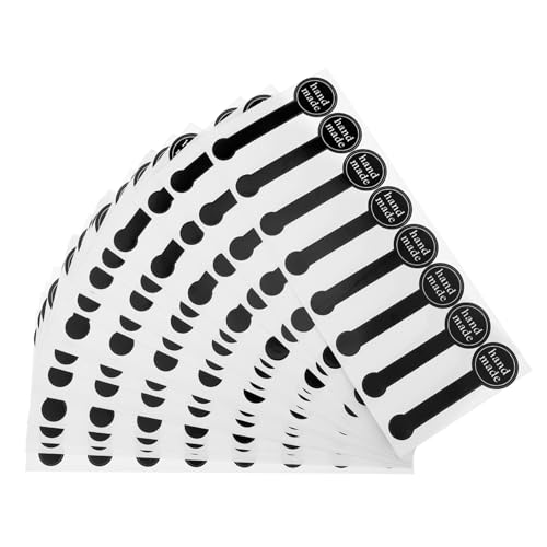 Uonlytech 200 Stück Aufkleber Vinyl Etikett Transparent Spülmaschine Reflektierend Plätzchen Punkt Jamgläser Vorratsbehälter Flasche Kleine Einmachgläser Wiederverwendbar Papier Black Uonlytech 200 Stück Aufkleber Vinyl Etikett Transparent Spülmaschine Reflektierend Plätzchen Punkt Jamgläser Vorratsbehälter Flasche Kleine Einmachgläser Wiederverwendbar Papier Black von Uonlytech