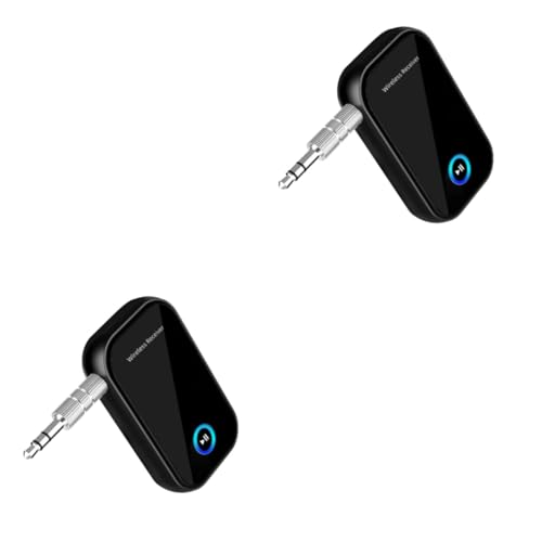 Uonlytech 2St Adapter Plug and Shine c batterien wiederaufladbar autoradios Sender für Auto kabellos Übertragungsgerät Car-Audio-Sender USB Startprogramm -Stick Empfänger Plastik von Uonlytech