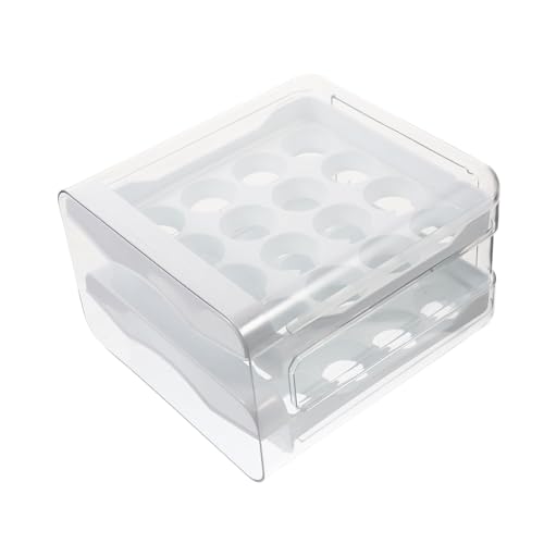 Uonlytech 2St für Eier Kühlschrank Eierhalter egg holder for refrigerator verschleißfeste Eierschale wiederverwendbare Eierablage Multifunktions-Eier-Organizer Eierschublade Uonlytech 2St für Eier Kühlschrank Eierhalter egg holder for refrigerator verschleißfeste Eierschale wiederverwendbare Eierablage Multifunktions-Eier-Organizer Eierschublade von Uonlytech