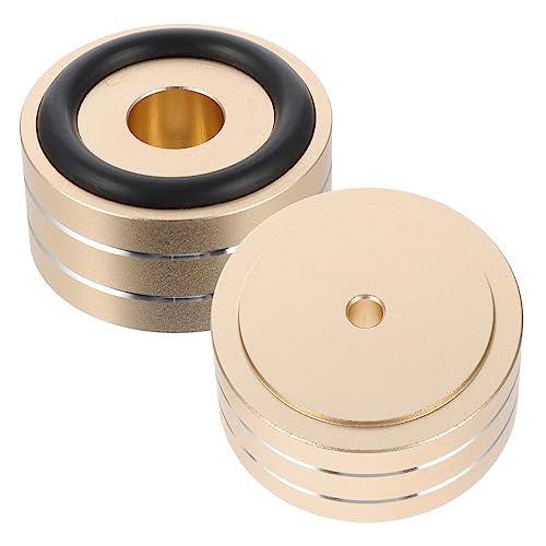 Uonlytech 2Stücke Aluminiumlegierung Lautsprecherfüße Pads Vibrationsverstärker Für HiFi Audio Universelle Gerätefüße Zur Schallentkopplung Goldfarben Hochwertige Uonlytech 2Stücke Aluminiumlegierung Lautsprecherfüße Pads Vibrationsverstärker Für HiFi Audio Universelle Gerätefüße Zur Schallentkopplung Goldfarben Hochwertige von Uonlytech