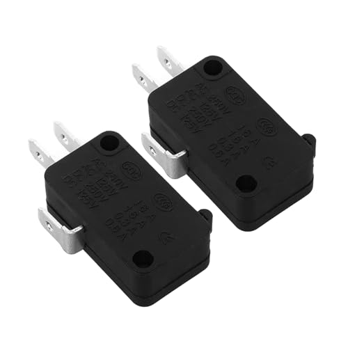 Uonlytech 2Stücke Mikroschalter Für Mikrowellenherde Austauschschalter Für Mikrowellentür Universelle Reparaturteile Für Mikrowellen Pin Schalter Für Zuverlässige Funktionalität von Uonlytech