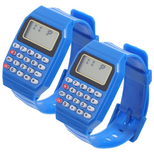 Uonlytech 2st Kinderarmbanduhr Digital Armbanduhr Wissenschaftliche Taschenrechneruhr Watches for Men Taschenrechneruhr Für Herren Kinder Watch Armbanduhr Digital Mädchen Datenbank Mann von Uonlytech