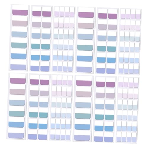 Uonlytech 3 Blätter Index-aufkleber Buchmarkierungen Klebestreifen Für Ordner Klebrige Indexregisterkarten Klebrige Seiten-tags Highlight-streifen Doppeltes Offsetpapier Uonlytech 3 Blätter Index-aufkleber Buchmarkierungen Klebestreifen Für Ordner Klebrige Indexregisterkarten Klebrige Seiten-tags Highlight-streifen Doppeltes Offsetpapier von Uonlytech