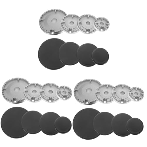 Uonlytech 3 Sätze Gasherdbrenner gaskocher gasbrenner camping Gasbrenner Outdoor Gaskochfeld Reinigungsmittel Herd Herd Herdkopf aus Metall zuverlässiger Gasherdkopf Aluminium von Uonlytech