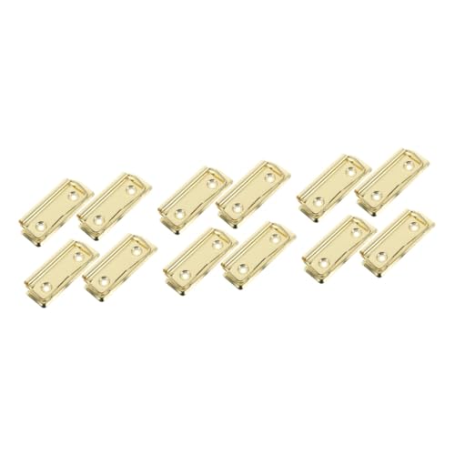 Uonlytech 3 Sätze Metallclip -ordner Bindeklammern Für Lehrer Clips Clips Heftklammern Groß Clipboard-clips Für Unternehmen Büroklammern Golden Aluminiumlegierung 4 Stück * 3 Uonlytech 3 Sätze Metallclip -ordner Bindeklammern Für Lehrer Clips Clips Heftklammern Groß Clipboard-clips Für Unternehmen Büroklammern Golden Aluminiumlegierung 4 Stück * 3 von Uonlytech