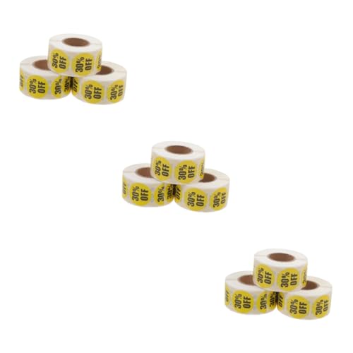 Uonlytech 3 Sätze -logo -aufkleber Abziehbilder Aufkleber Kratzen Einzelhandelsetiketten Supermarktaufkleber Runde Aufkleber Selbstklebende Etiketten Rabattaufkleber Gelb 3 Rollen * 3 Uonlytech 3 Sätze -logo -aufkleber Abziehbilder Aufkleber Kratzen Einzelhandelsetiketten Supermarktaufkleber Runde Aufkleber Selbstklebende Etiketten Rabattaufkleber Gelb 3 Rollen * 3 von Uonlytech