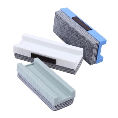 Uonlytech 3 Stück Radiergummi Kreideradierer Für Tafel Tafelwischer Aus Filz Staubfreier Kreideradierer Kreidehalter Für Lehrer Tafellöscher Für Schulmaterial Gefühlt von Uonlytech