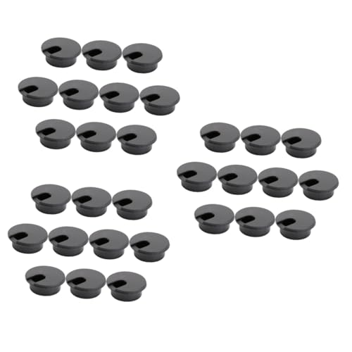 Uonlytech 3sets Computer Schreibtisch Kabel Loch Abdeckung Schwarz Draht Für Büro Kabel Organizer Für Tülle 10 Stücke * 3 von Uonlytech