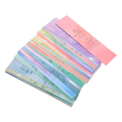 Uonlytech 30pcs Bibelstudie Lesezeichen Religiöses Inspirierende Lesezeichen Christliche Motivationskarte Vintage Schriftbuch Marker Zum Lesen von Uonlytech