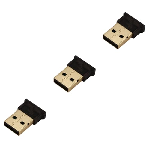 Uonlytech 3St Kopfhörer Sender USB-Wireless-Adapter Kopfhöreradapter WLAN-Adapter Kopfhörer Empfänger WLAN-Dongle drahtloser Empfänger-Sender kabelloser Adapter Rechner Startprogramm von Uonlytech