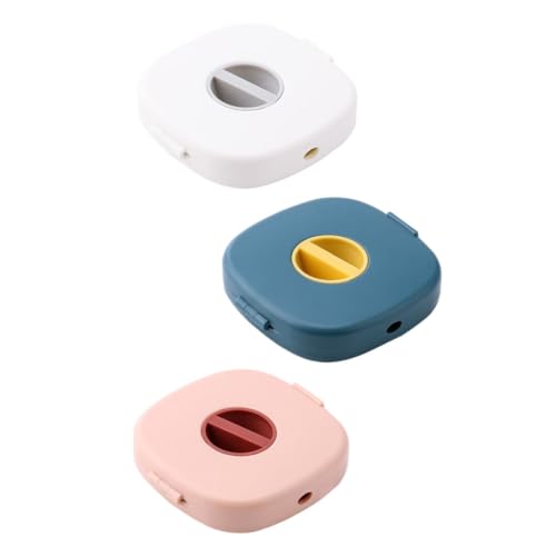 Uonlytech 3Stücke Drehbare Kabelbox Kabelorganisator für Kopfhörer Ladekabel Praktische Kabelmanagement Lösung aus Material für Zuhause Büro Uonlytech 3Stücke Drehbare Kabelbox Kabelorganisator für Kopfhörer Ladekabel Praktische Kabelmanagement Lösung aus Material für Zuhause Büro von Uonlytech
